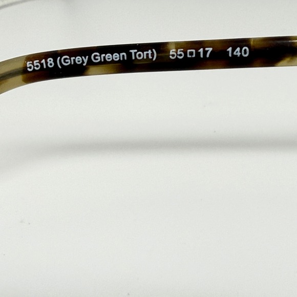 Coach HC 6121 Eyeglasses Grey Green Tortoise Cat Eye Frames 5518 55-17-140 22129 - Picture 5 of 7